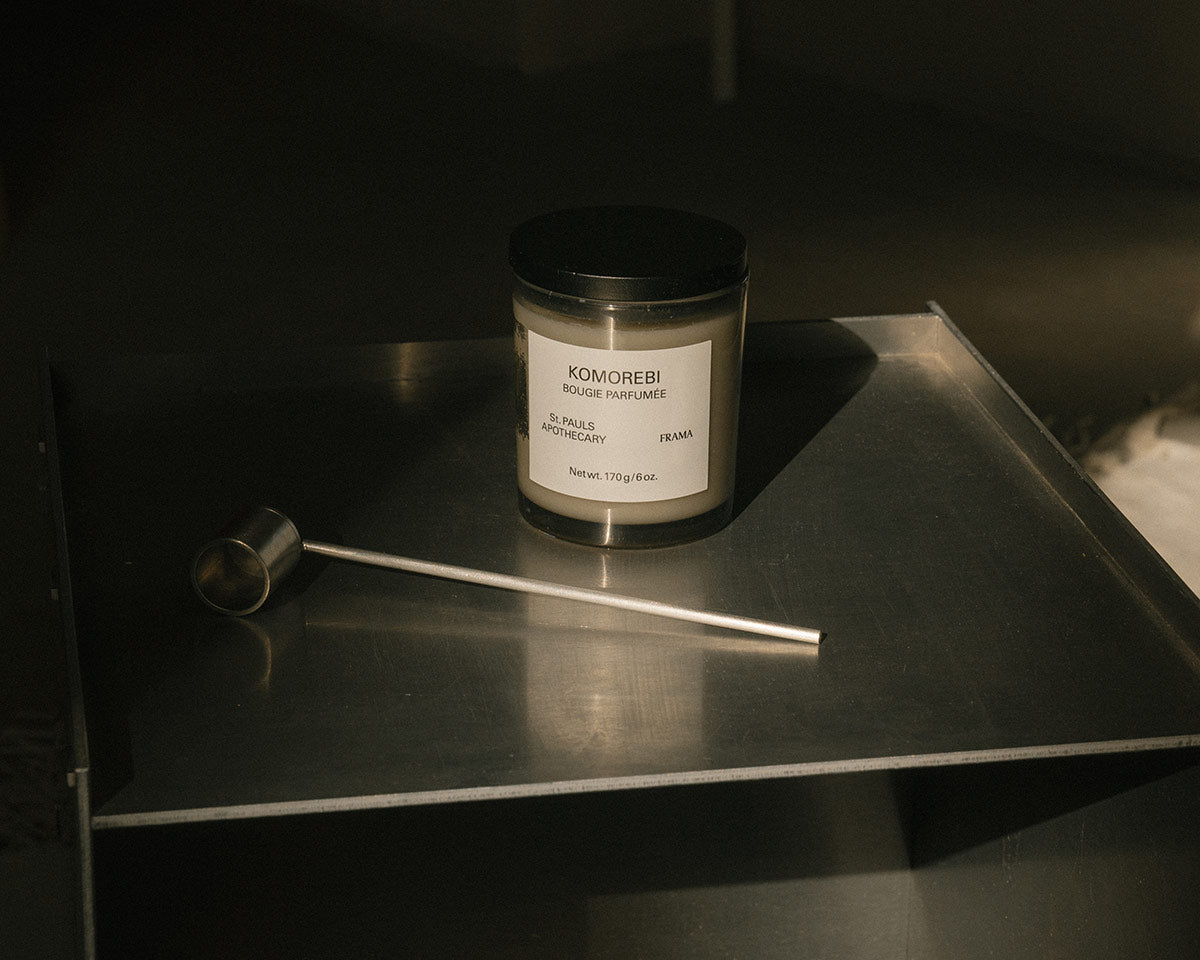FRAMA - Gift Box: Scented Candle + Snuffer | Komorebi St. Paul's Apothecary
