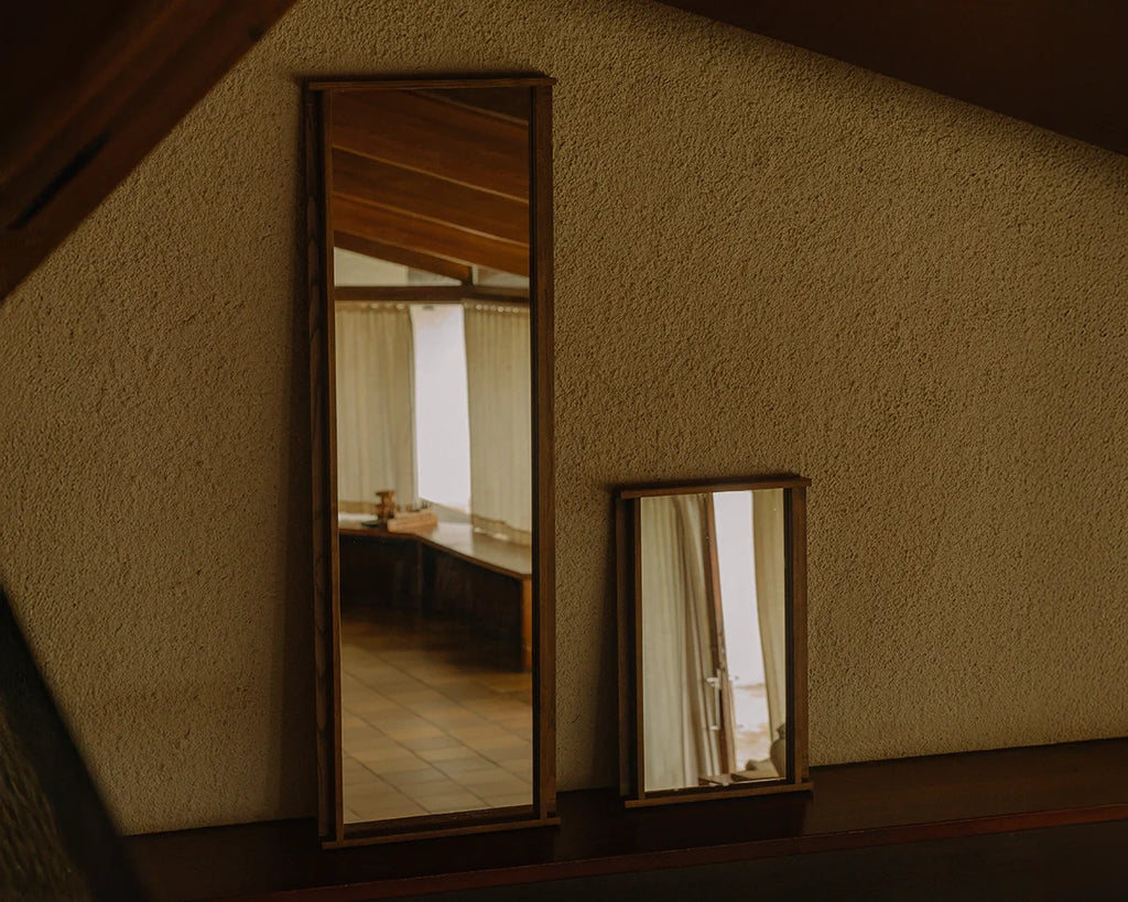 FRAMA - シンメトリーミラー | ハニーアッシュウッド | ラージ