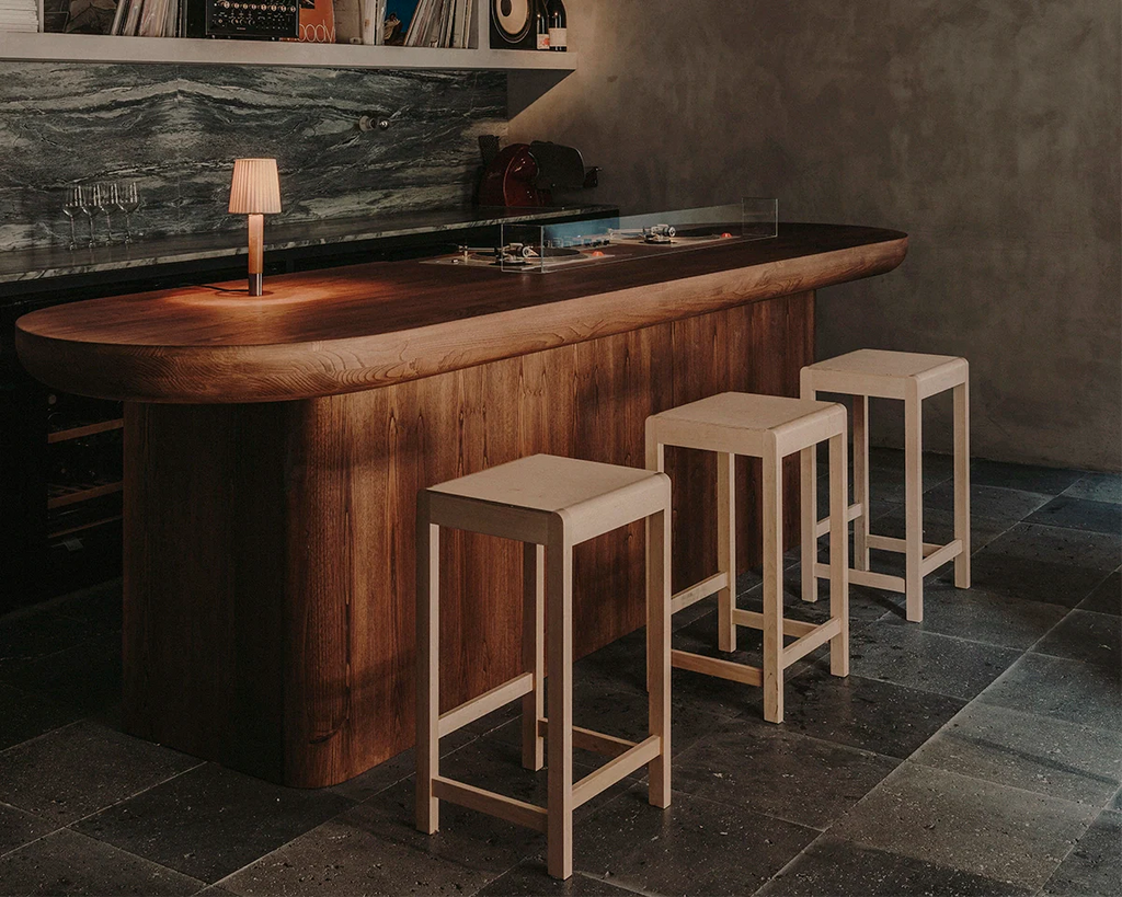 FRAMA - Stool 01 | Natural Birch | H76
