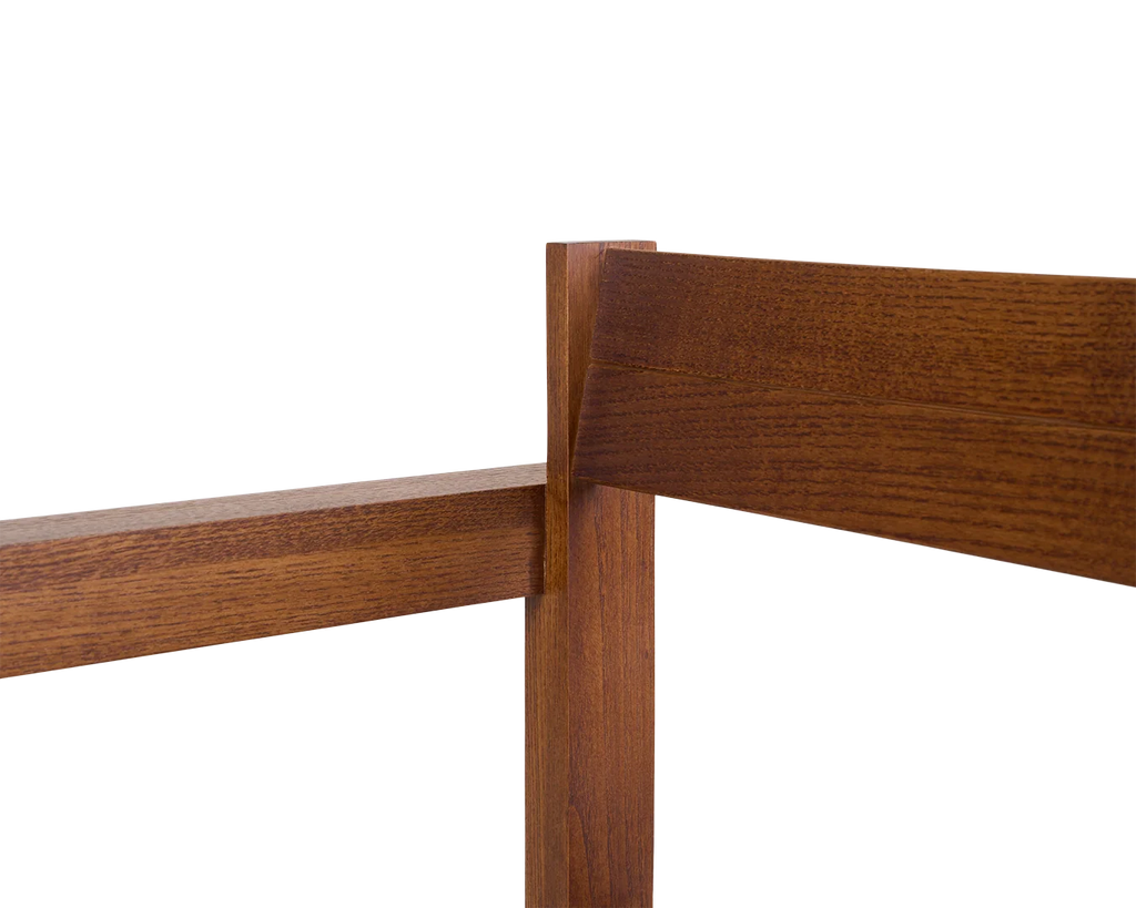 FRAMA - Symmetry Armrest Chair | Honey Ash Wood / Oat Fabric