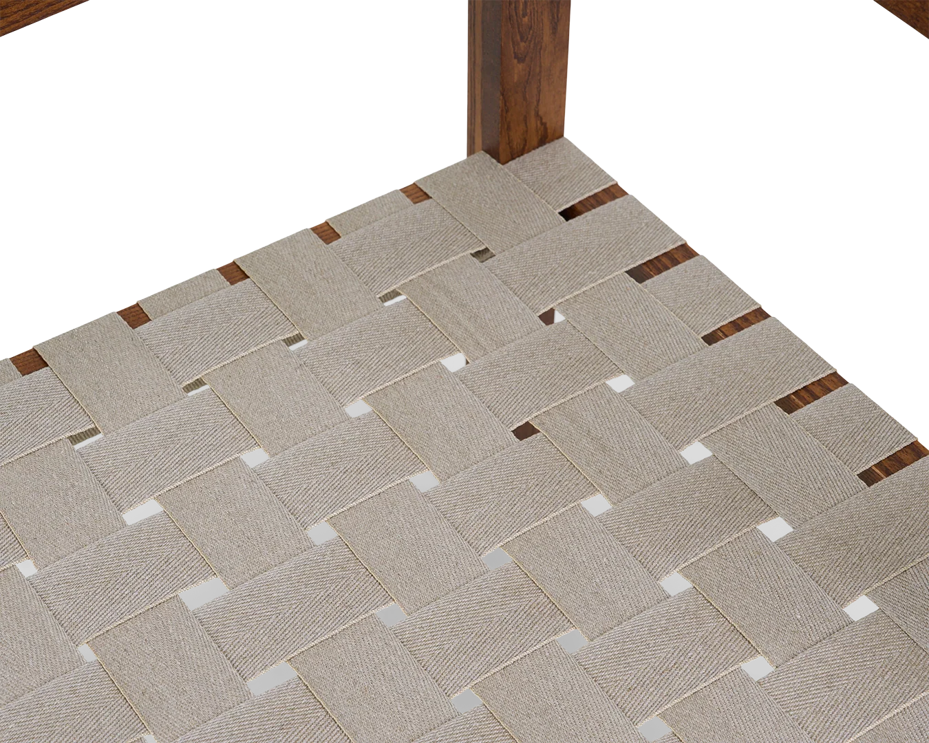 FRAMA - Symmetry Easy Chair | Honey Ash Wood / Oat Fabric