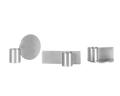 FRAMA - Fundament Candle Holder Set of Three | Stainless Steel Frama