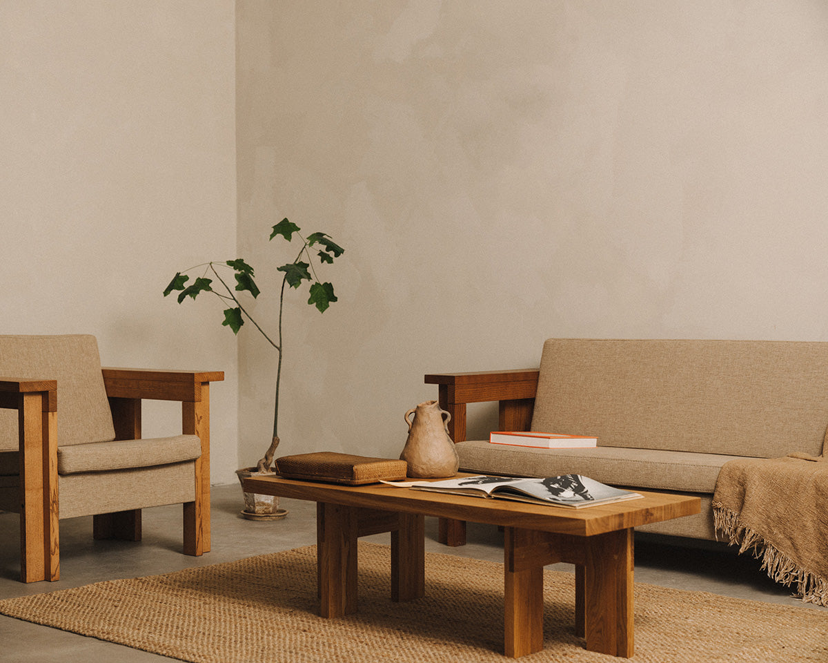 FRAMA - Farmhouse Coffee Table | Natural Oak | Rectangle