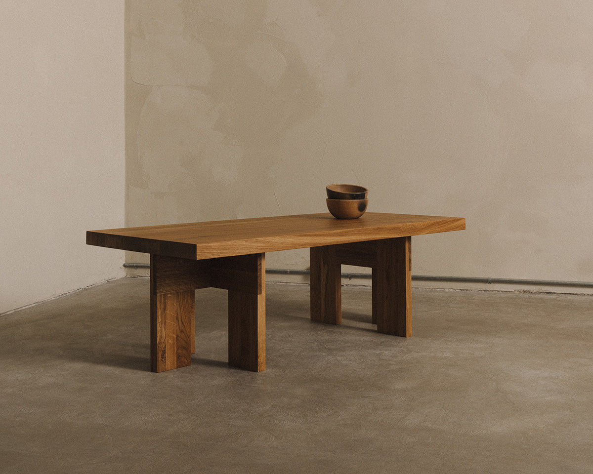 FRAMA - Farmhouse Coffee Table | Natural Oak | Rectangle