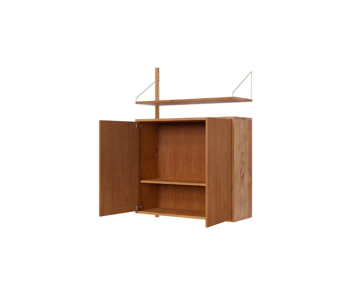 FRAMA - シェルフライブラリー ミディアムキャビネット アドオンセクション | ナチュラルオーク | H114.8 / W80