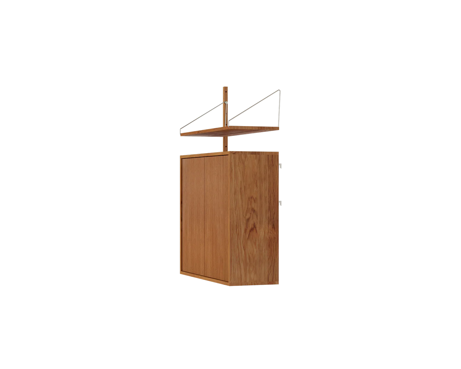 FRAMA - シェルフライブラリー ミディアムキャビネット アドオンセクション | ナチュラルオーク | H114.8 / W80