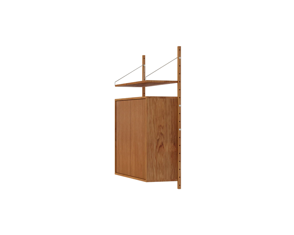 FRAMA - シェルフライブラリー ミディアムキャビネットセクション | ナチュラルオーク | H114.8 / W80