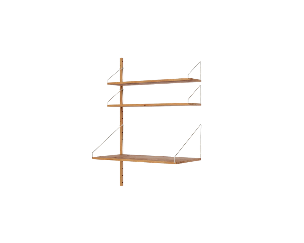 FRAMA - シェルフライブラリー アドオンデスクセクション | ナチュラルオーク | H114.8 / W80