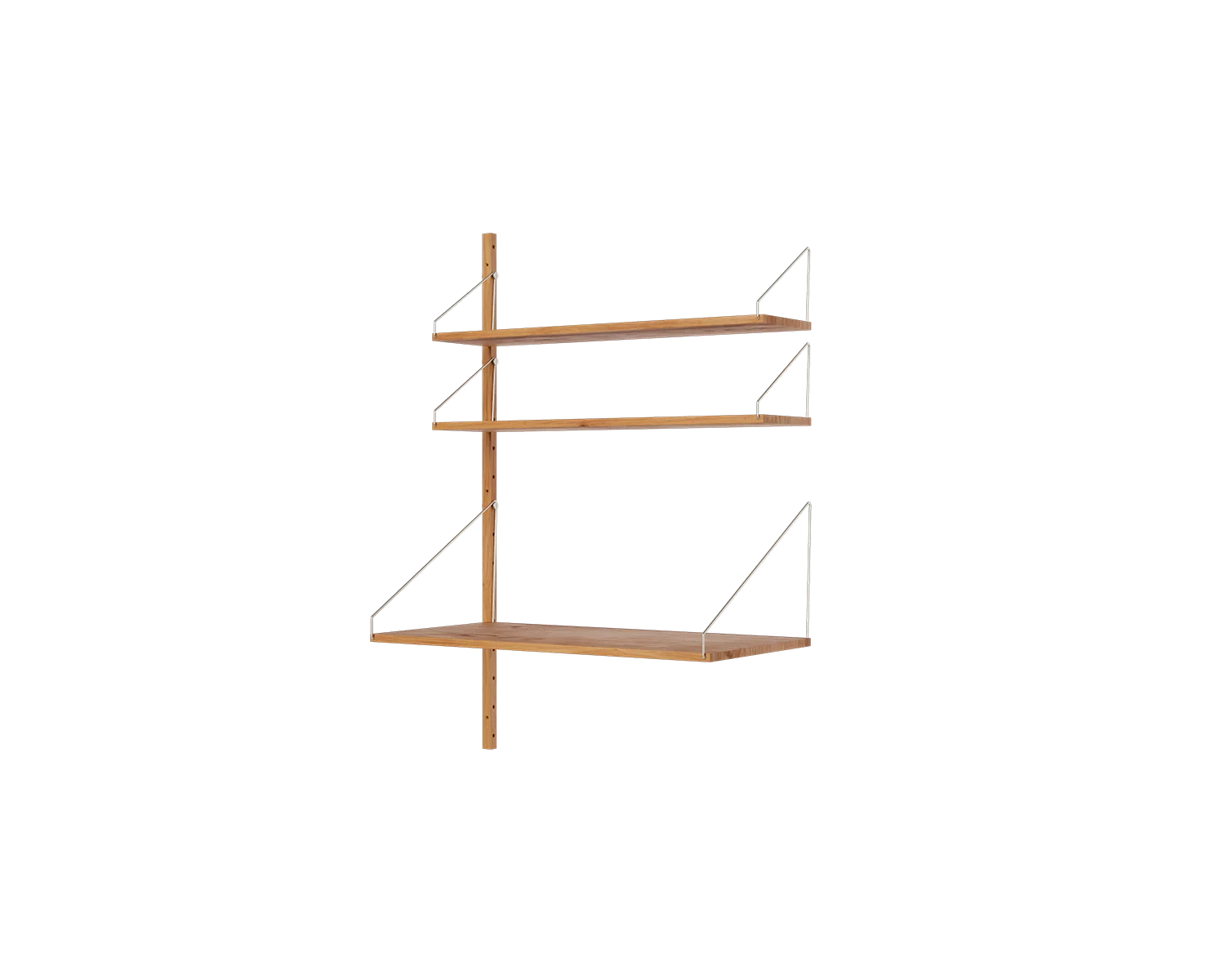 FRAMA - シェルフライブラリー アドオンデスクセクション | ナチュラルオーク | H114.8 / W80