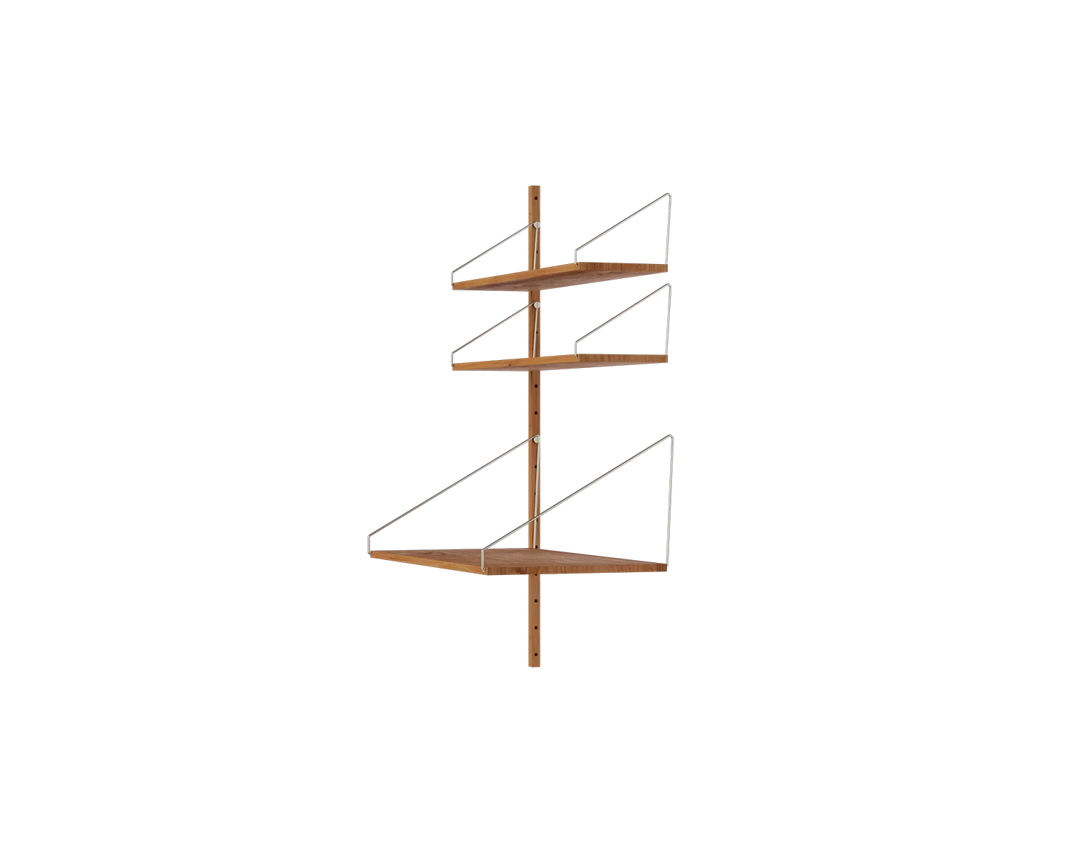 FRAMA - シェルフライブラリー アドオンデスクセクション | ナチュラルオーク | H114.8 / W80