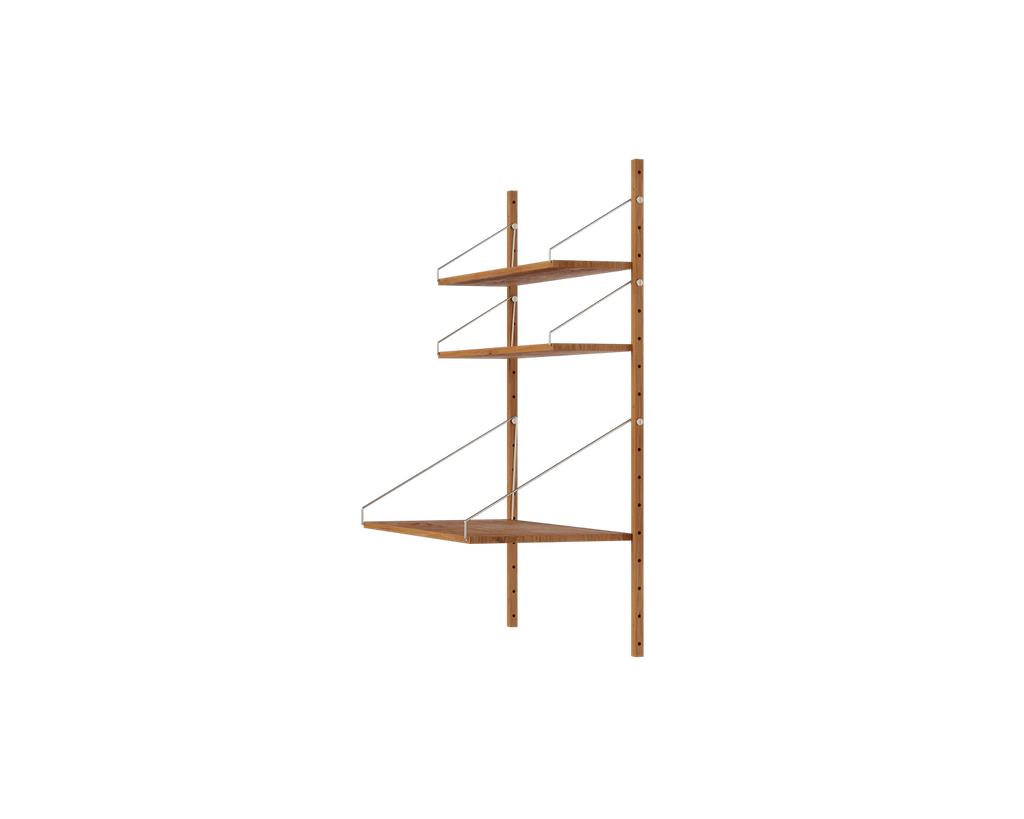 FRAMA - シェルフ ライブラリーデスク セクション | ナチュラルオーク | H114.8 / W80