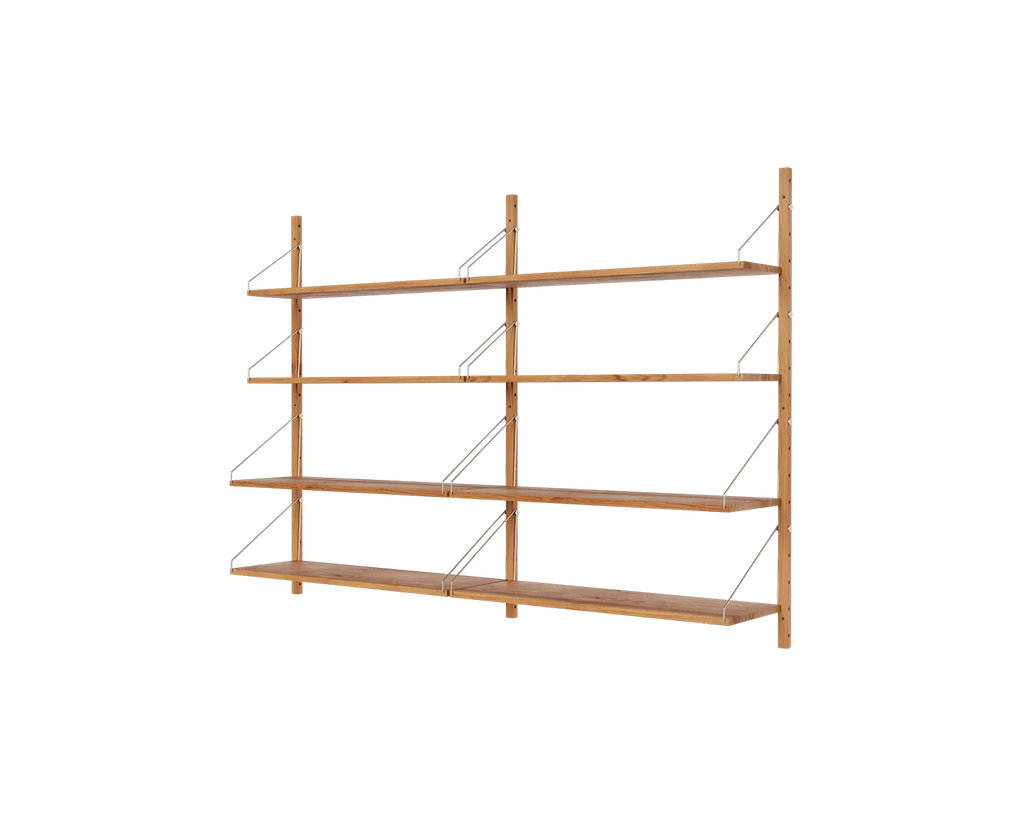 FRAMA - シェルフライブラリー ダブルセクション | ナチュラルオーク | H114.8 / W80