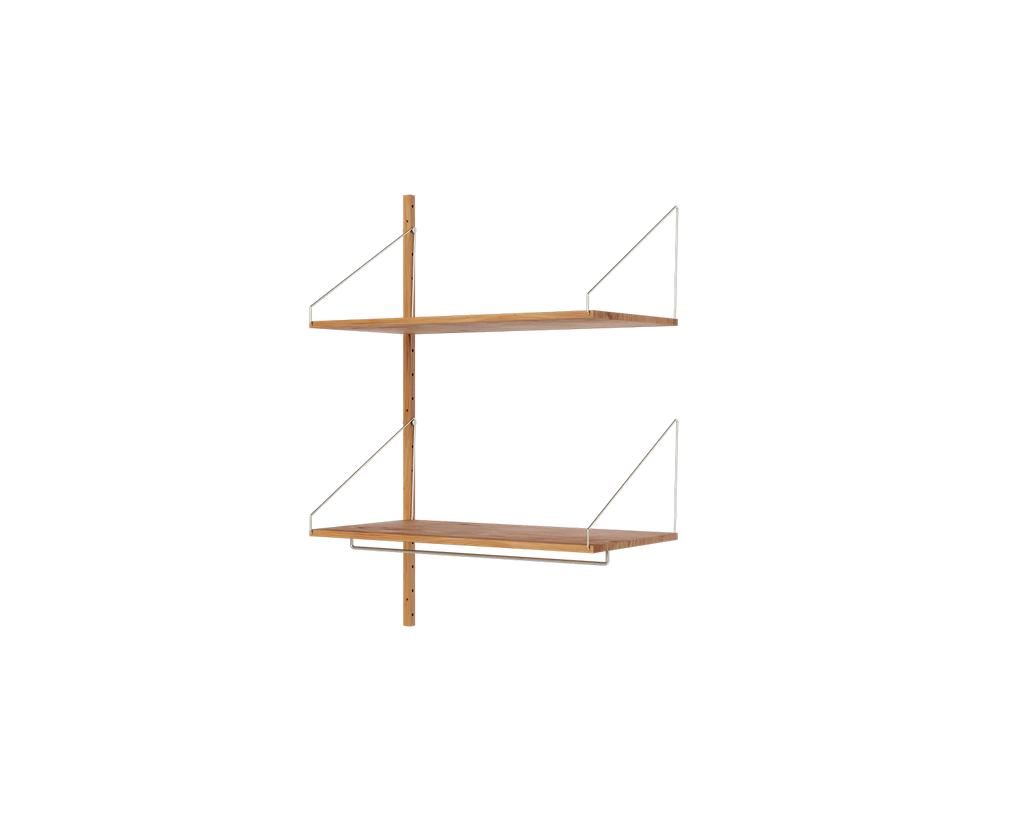 FRAMA - シェルフライブラリー アドオンハンガーセクション | ナチュラルオーク | H114.8 / W80
