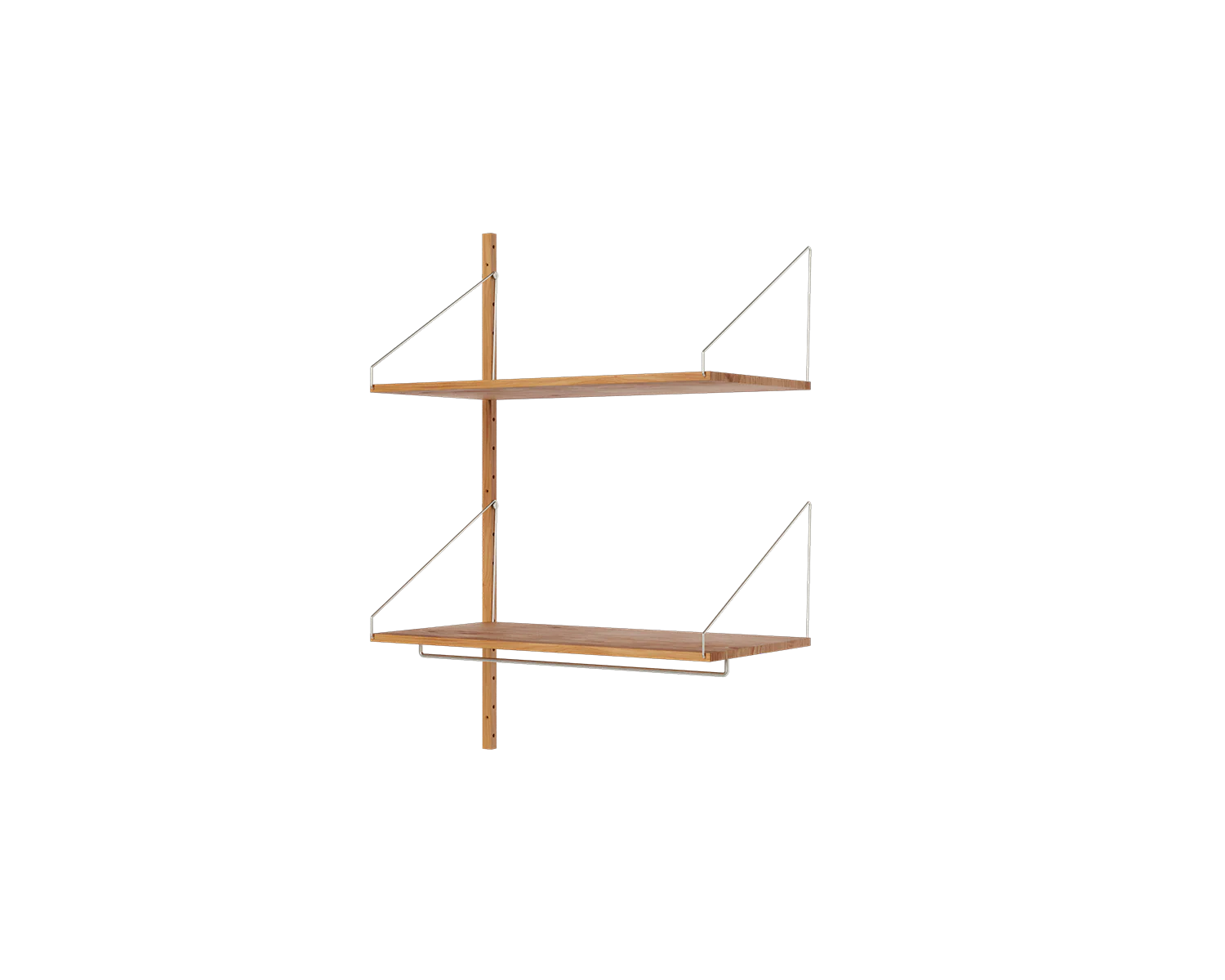 FRAMA - シェルフライブラリー アドオンハンガーセクション | ナチュラルオーク | H114.8 / W80