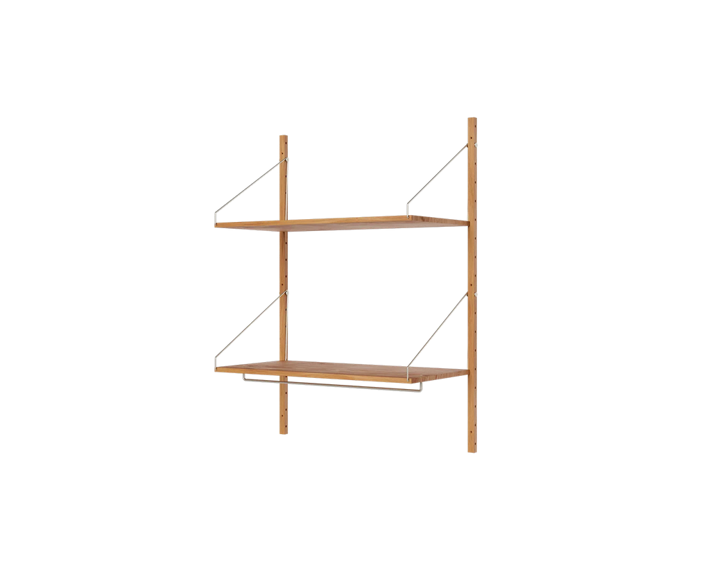 FRAMA - シェルフ ライブラリー ハンガー セクション | ナチュラルオーク | H114.8 / W80