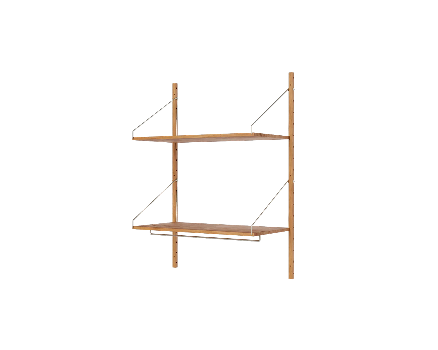 FRAMA - シェルフ ライブラリー ハンガー セクション | ナチュラルオーク | H114.8 / W80