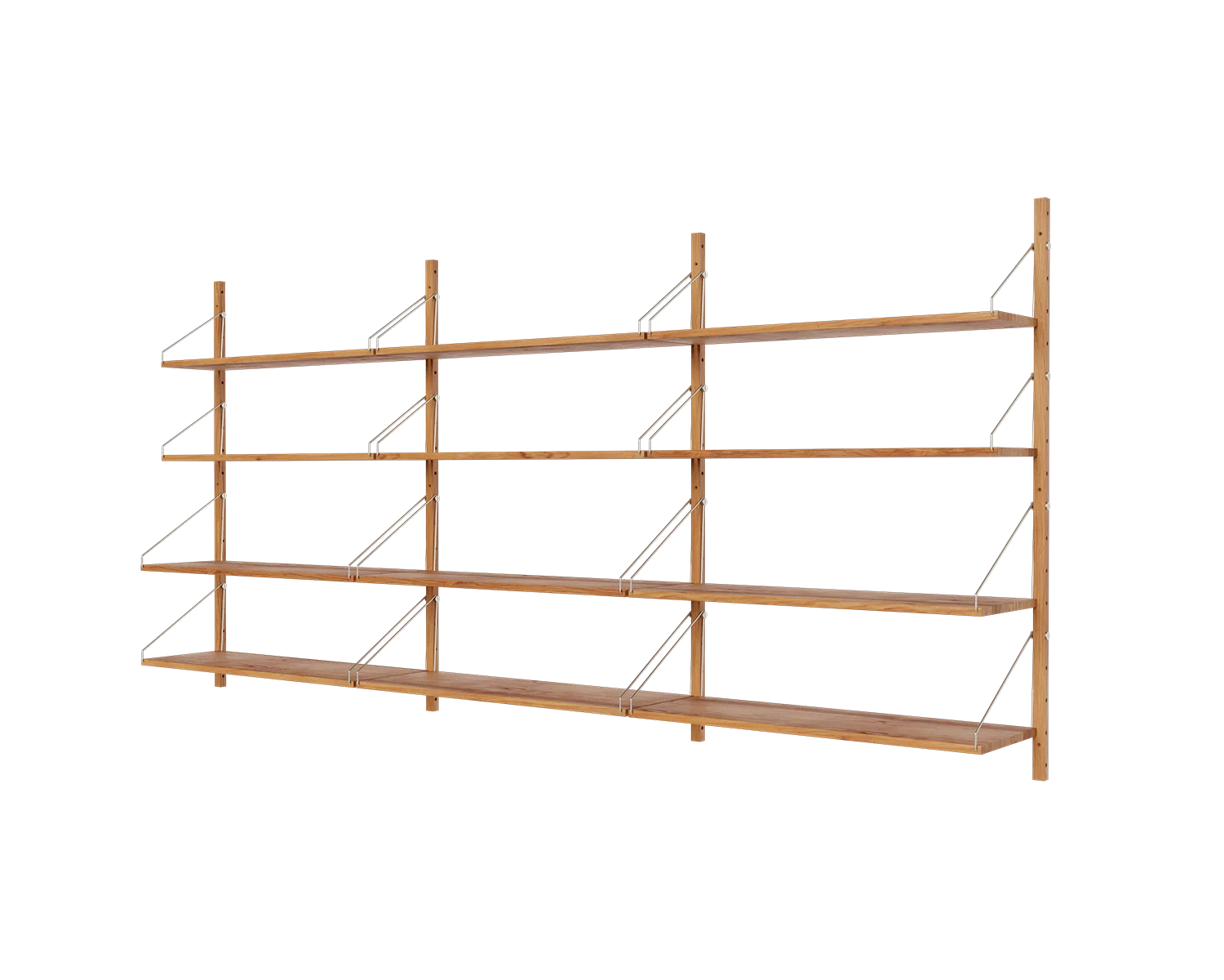 FRAMA - シェルフライブラリー トリプルセクション | ナチュラルオーク | H114.8 / W80