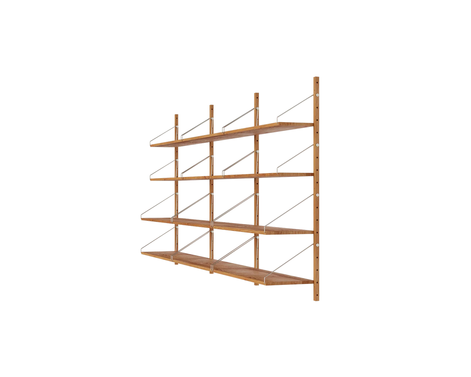 FRAMA - シェルフライブラリー トリプルセクション | ナチュラルオーク | H114.8 / W80