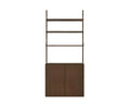 Shelf Library Medium Cabinet Section | Dark Oak | H1852 / W80 Frama