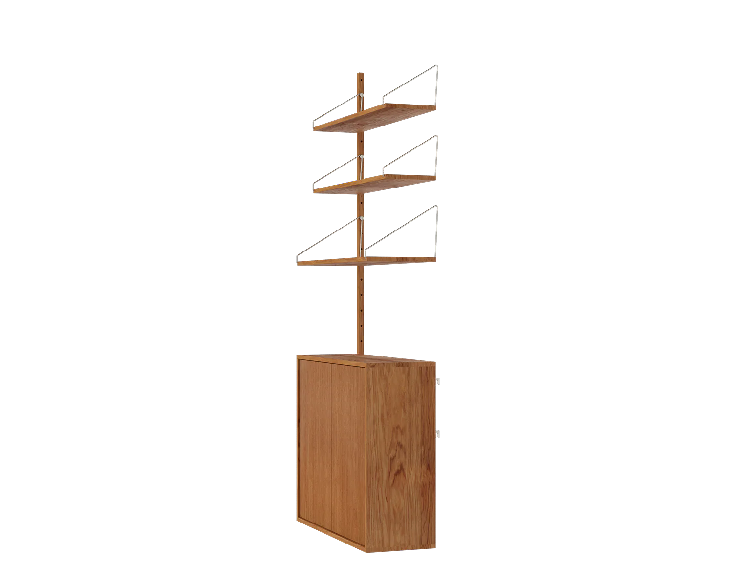 FRAMA - シェルフライブラリー ミディアムキャビネット アドオンセクション | ナチュラルオーク | H185.2 / W80