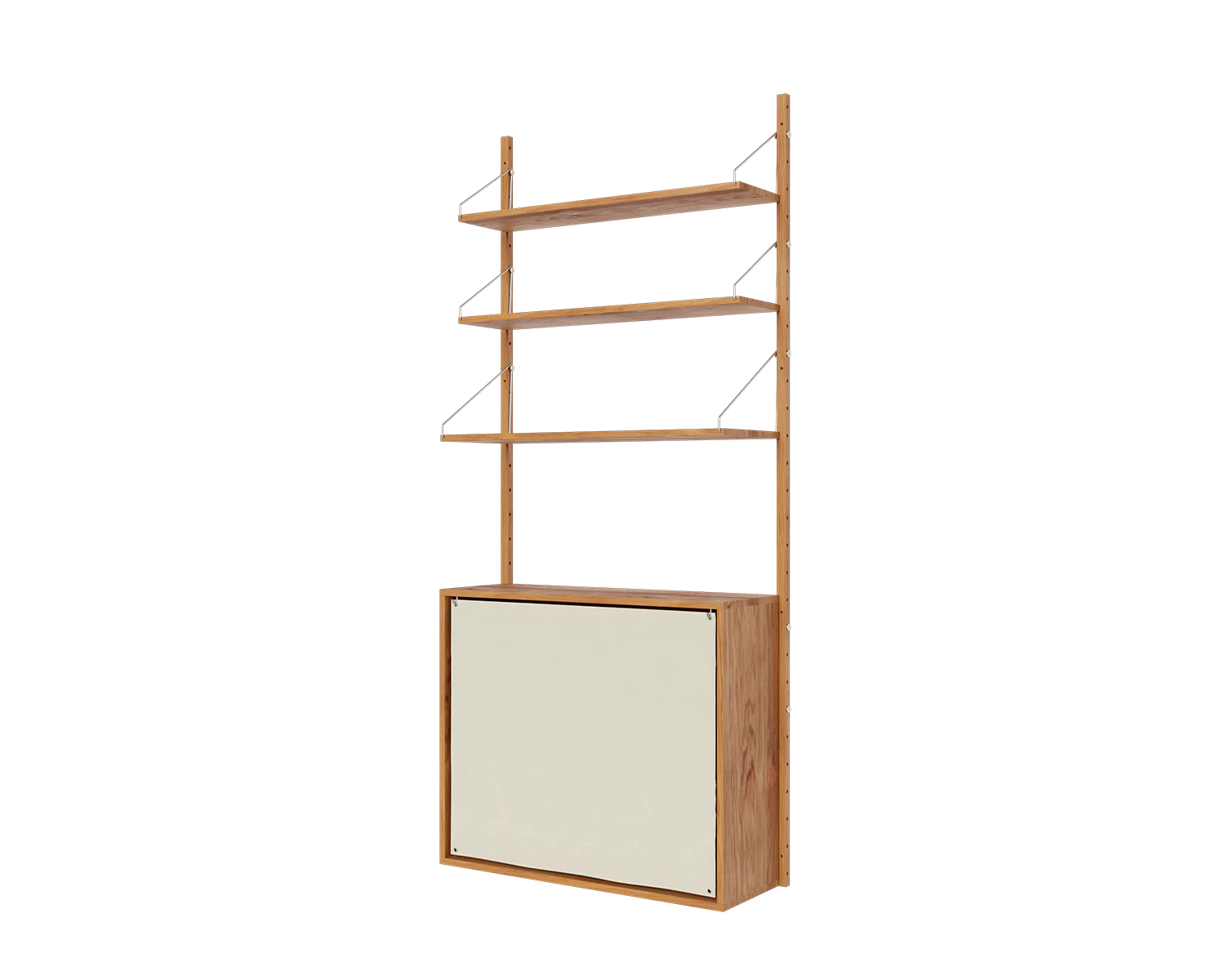 FRAMA - シェルフライブラリー キャンバスキャビネットセクション | ナチュラルオーク / キャンバス | H185.2 / W80