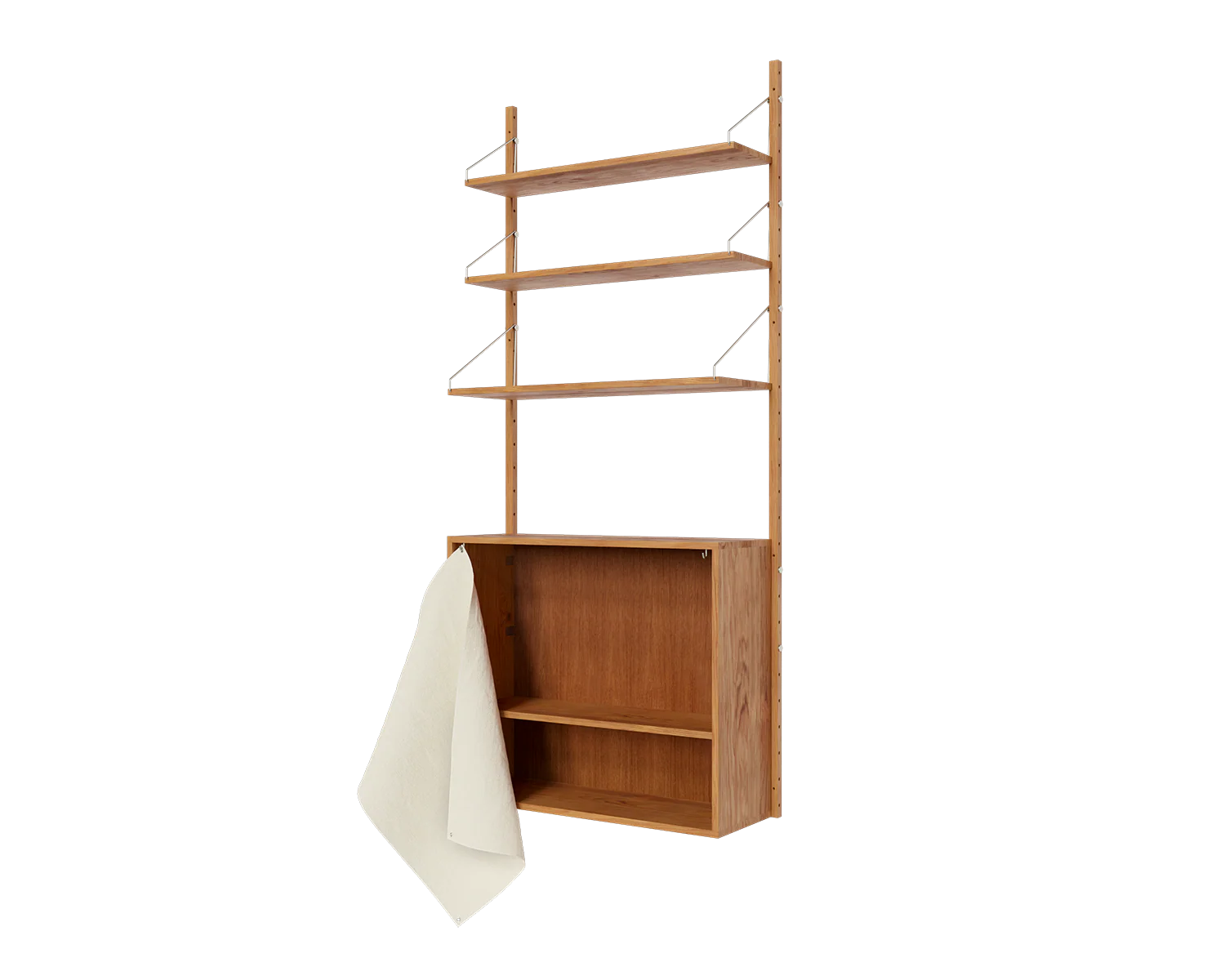 FRAMA - シェルフライブラリー キャンバスキャビネットセクション | ナチュラルオーク / キャンバス | H185.2 / W80