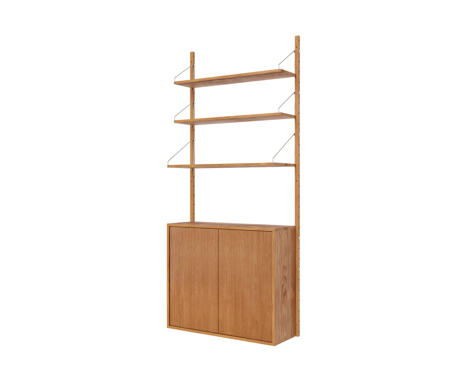 FRAMA - シェルフライブラリー ミディアムキャビネットセクション | ナチュラルオーク | H185.2 / W80