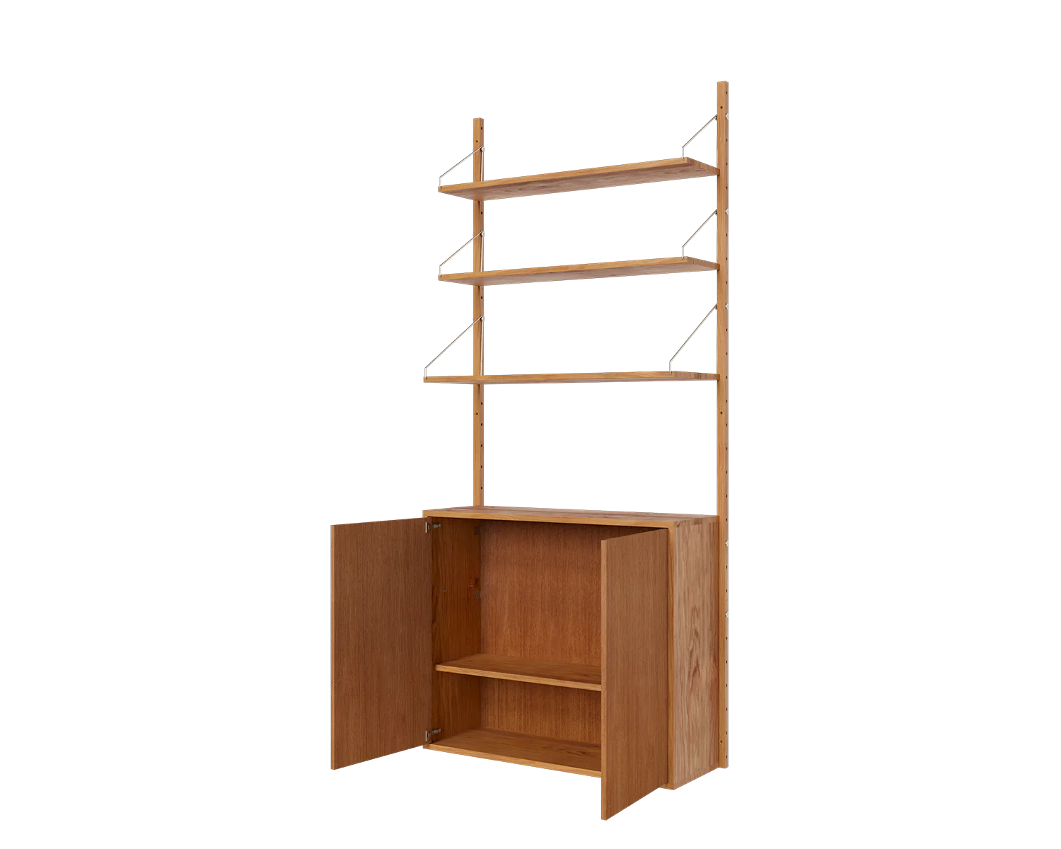 FRAMA - シェルフライブラリー ミディアムキャビネットセクション | ナチュラルオーク | H185.2 / W80
