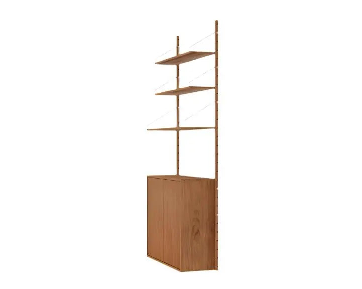 Shelf Library Medium Cabinet Section | Natural Oak | H1852 / W80 Frama