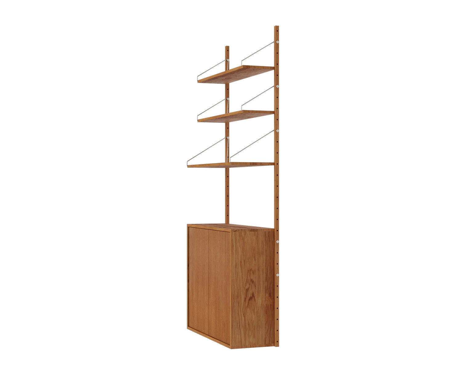 FRAMA - シェルフライブラリー ミディアムキャビネットセクション | ナチュラルオーク | H185.2 / W80