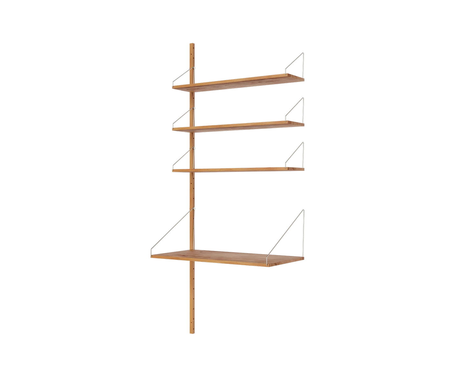FRAMA - シェルフライブラリー アドオンデスクセクション | ナチュラルオーク | H185.2 / W80