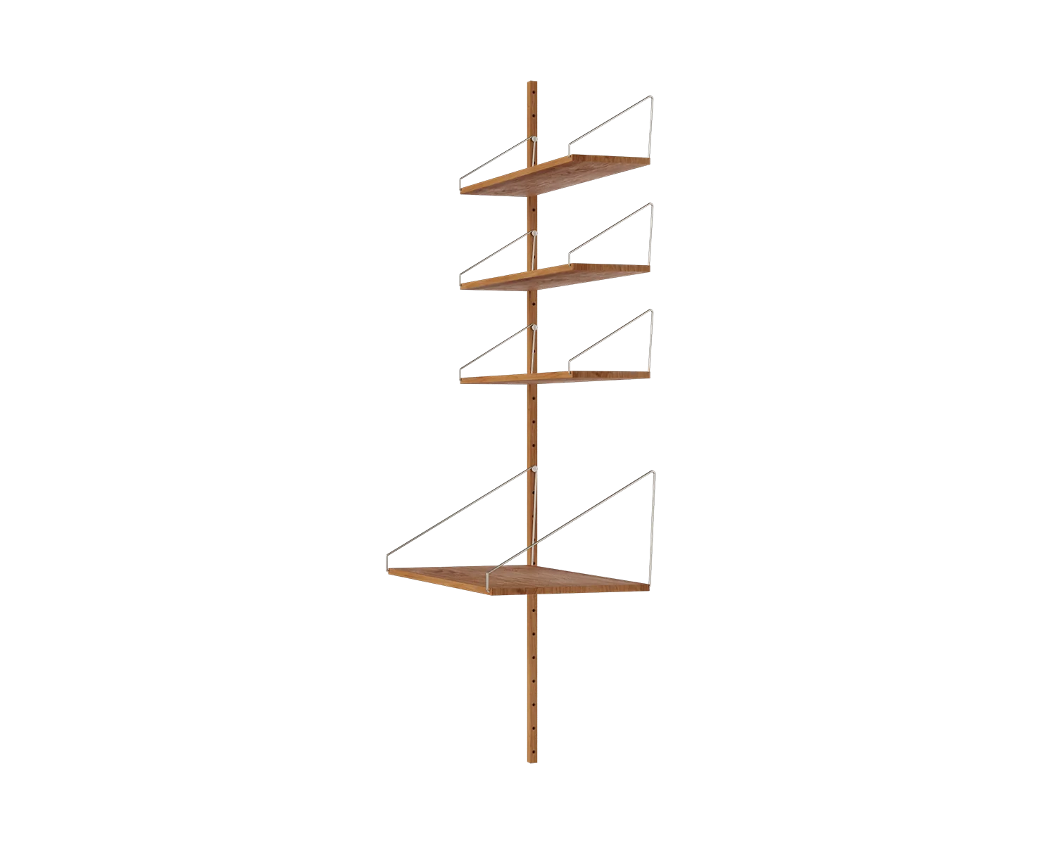 FRAMA - シェルフライブラリー アドオンデスクセクション | ナチュラルオーク | H185.2 / W80