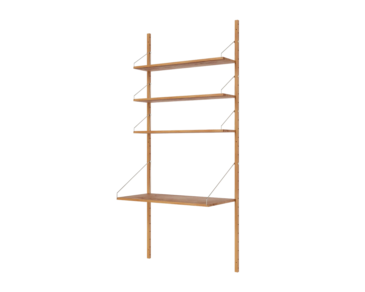 FRAMA - シェルフ ライブラリー デスク セクション | ナチュラルオーク | H185.2 / W80