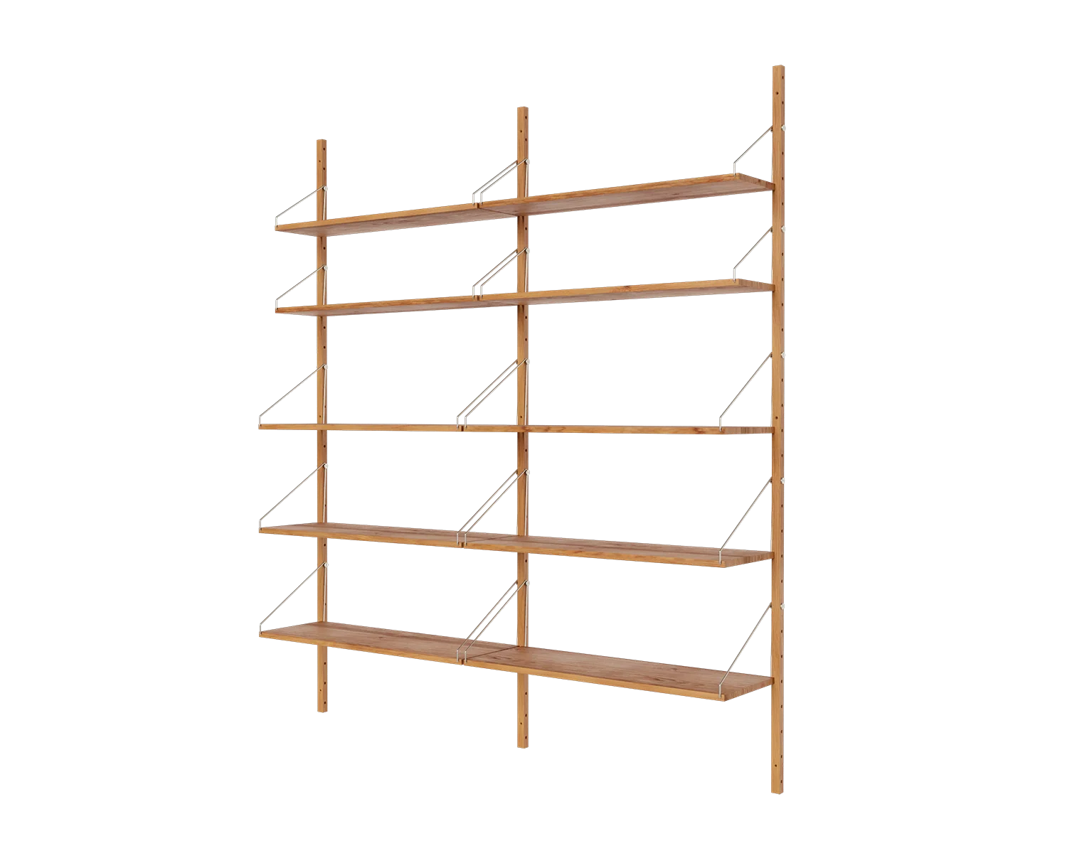 FRAMA - シェルフライブラリー ダブルセクション | ナチュラルオーク | H185.2 / W80