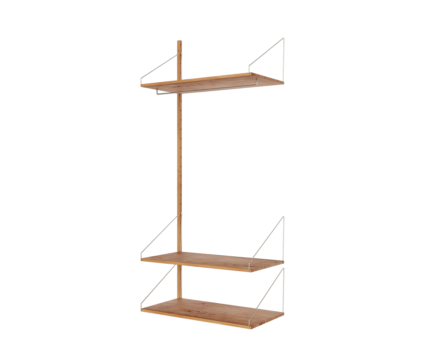 FRAMA - シェルフライブラリー アドオンハンガーセクション | ナチュラルオーク | H185.2 / W80