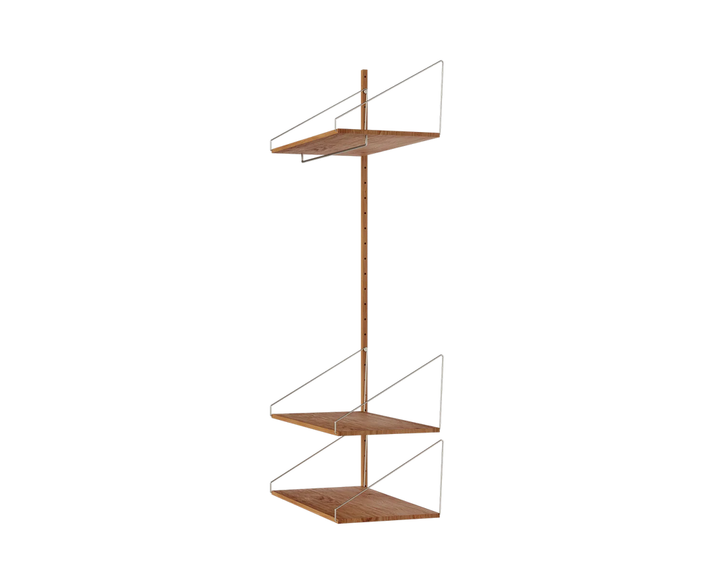 FRAMA - シェルフライブラリー アドオンハンガーセクション | ナチュラルオーク | H185.2 / W80