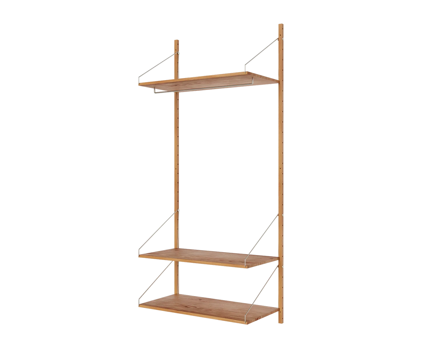 FRAMA - シェルフ ライブラリー ハンガー セクション | ナチュラルオーク | H185.2 / W80