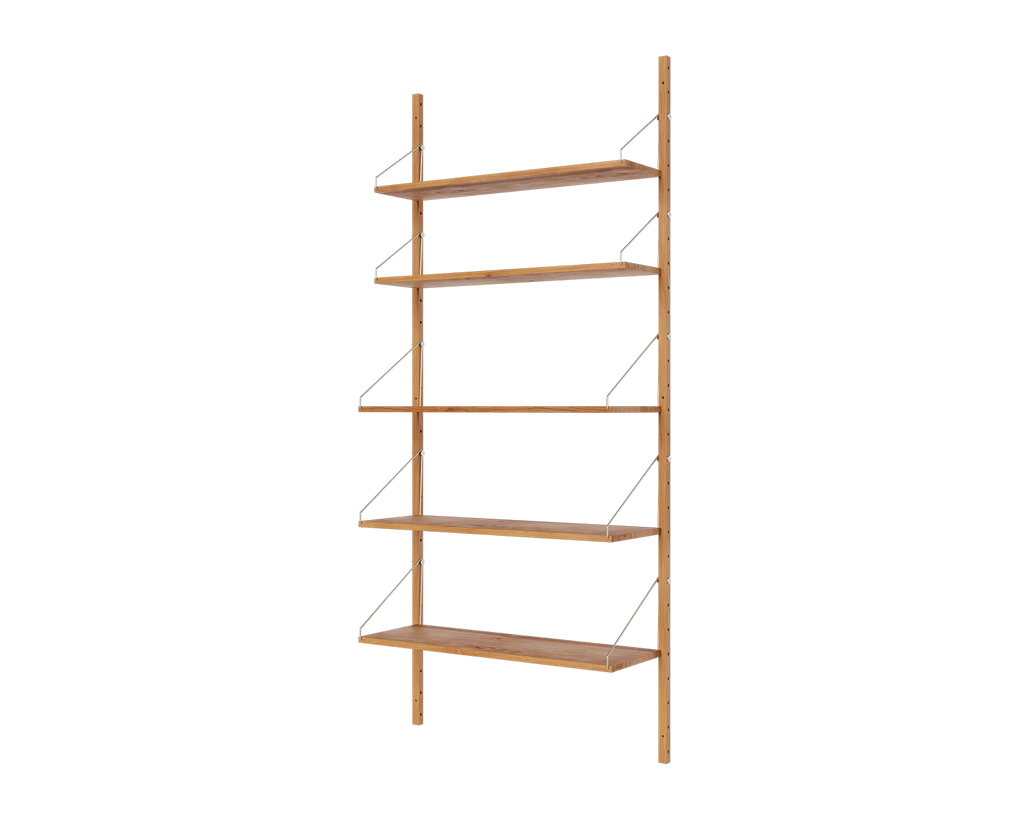FRAMA - シェルフライブラリー シングルセクション | ナチュラルオーク | H185.2 / W80