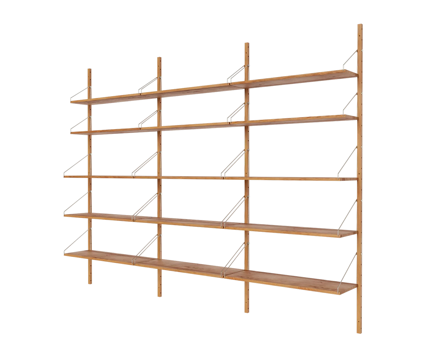 FRAMA - シェルフライブラリー トリプルセクション | ナチュラルオーク | H185.2 / W80
