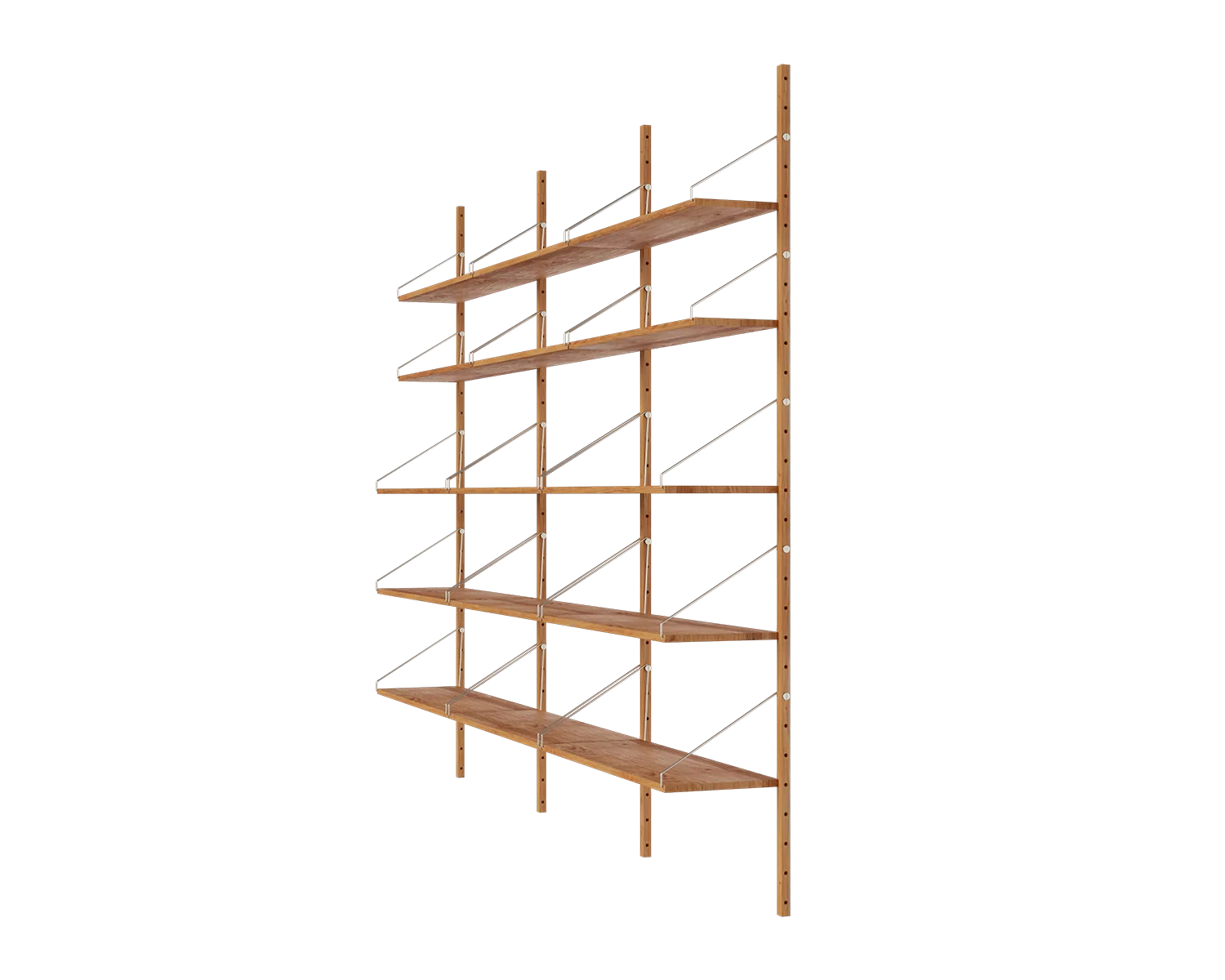 FRAMA - シェルフライブラリー トリプルセクション | ナチュラルオーク | H185.2 / W80