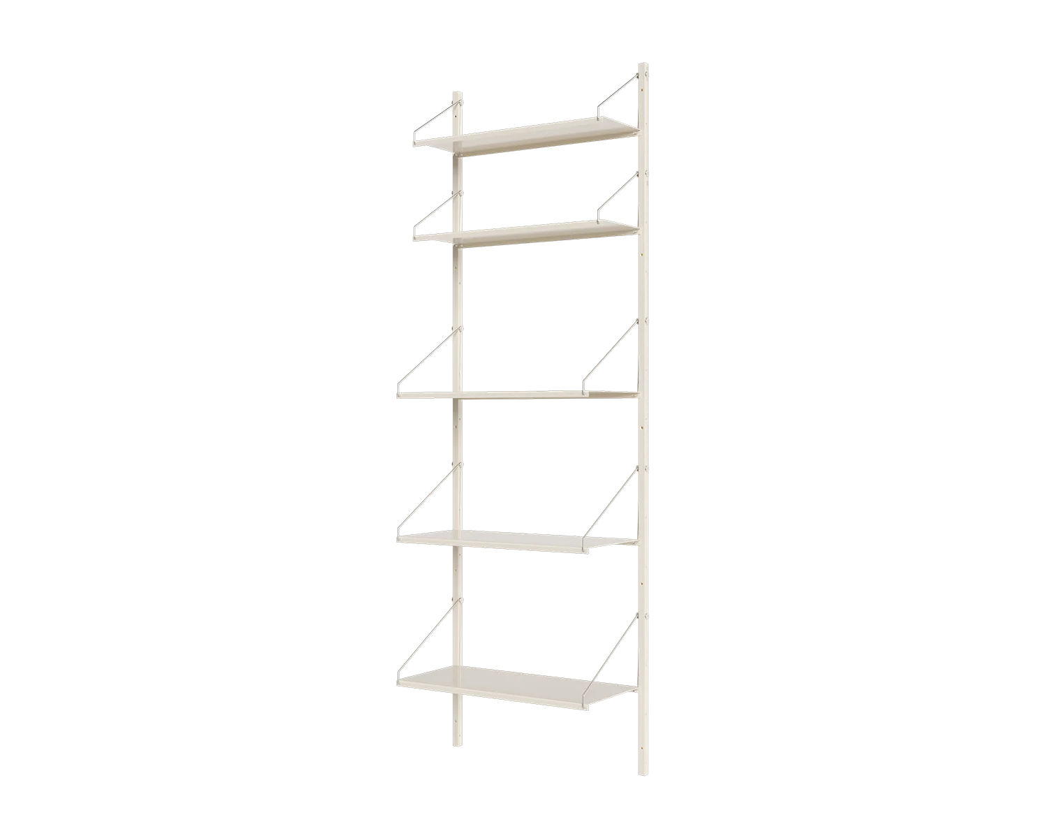 FRAMA - シェルフライブラリー シングルセクション | ウォームホワイトスチール | H185.2 / W60