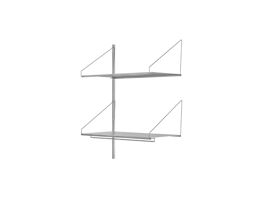FRAMA - シェルフライブラリ追加ハンガーセクション | ステンレススチール | H108.4 / W80