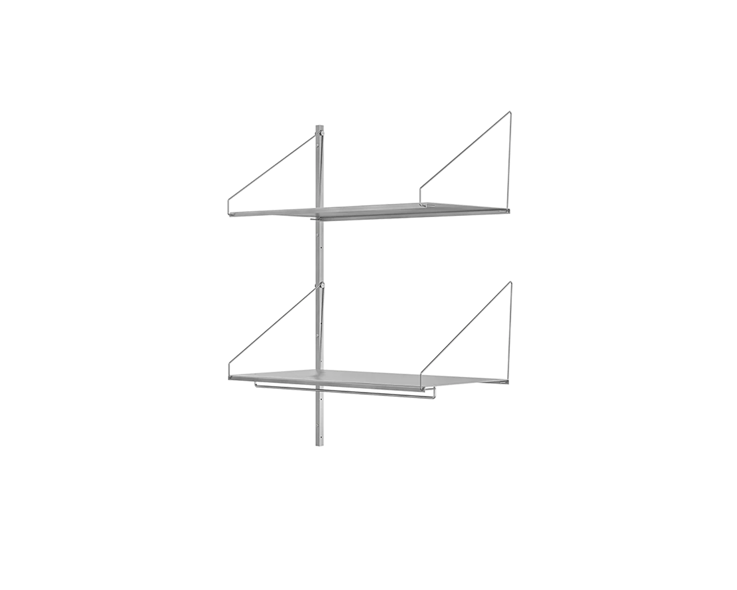 FRAMA - シェルフライブラリ追加ハンガーセクション | ステンレススチール | H108.4 / W80