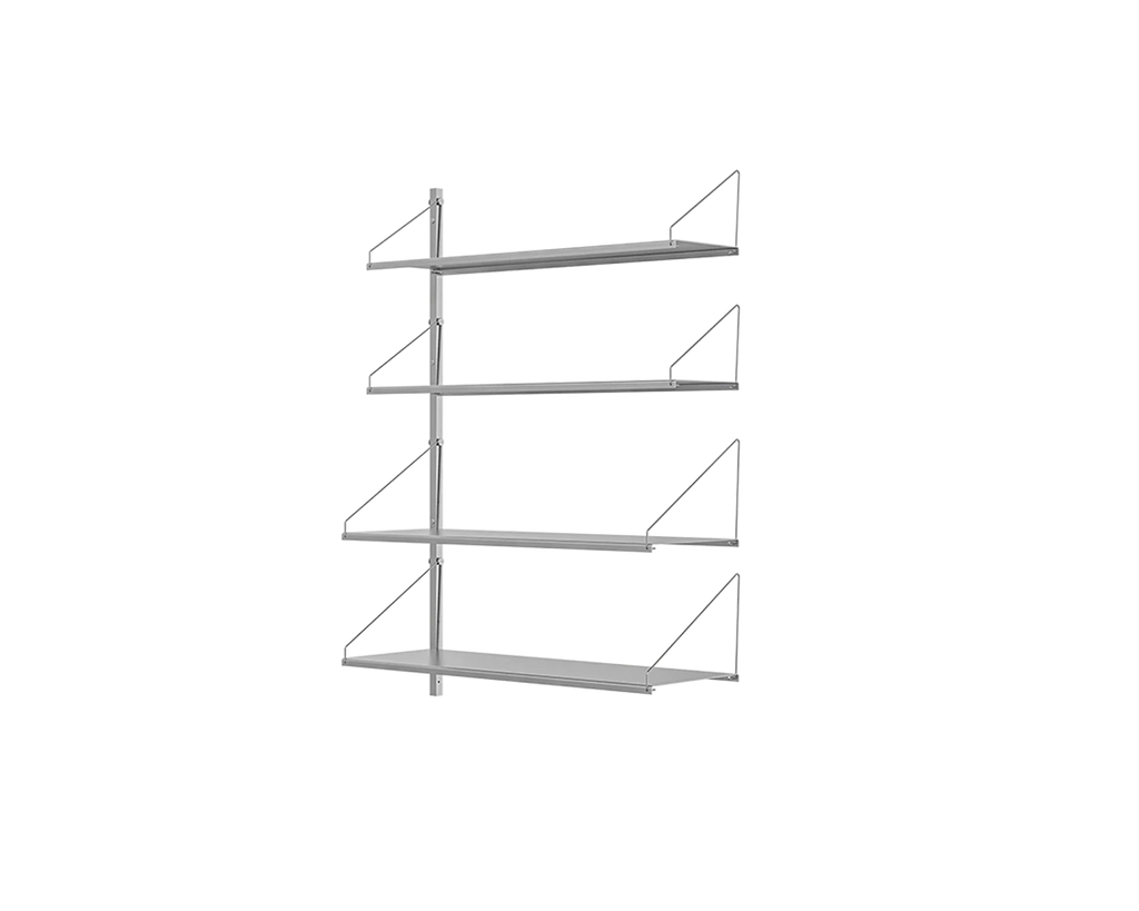 FRAMA - シェルフライブラリ追加セクション | ステンレススチール | H108.4 / W80