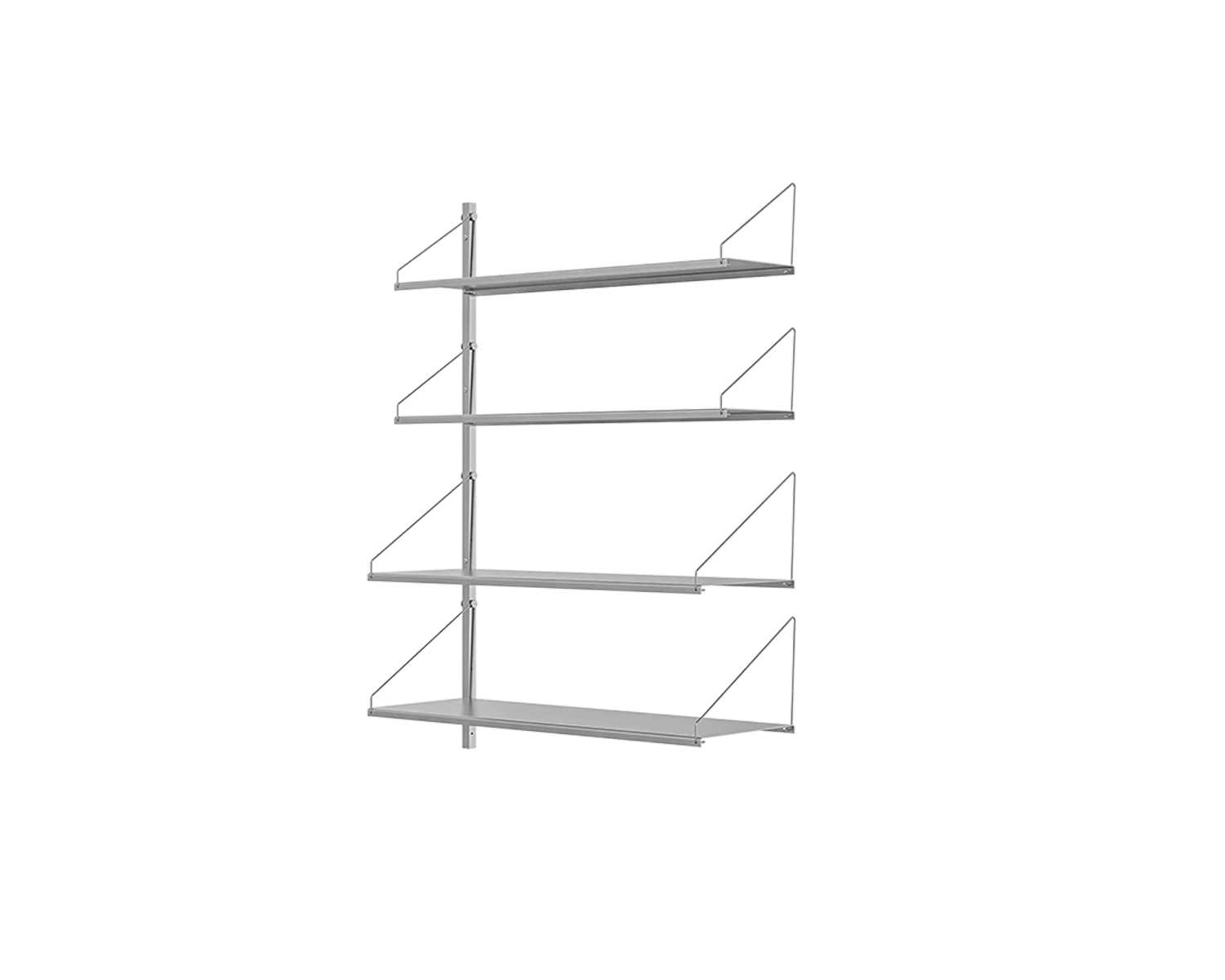 FRAMA - シェルフライブラリ追加セクション | ステンレススチール | H108.4 / W80