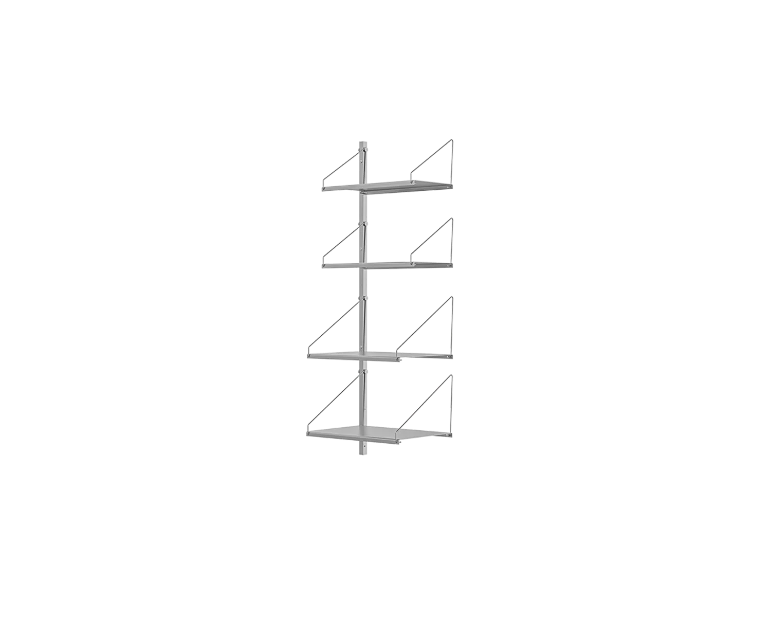 FRAMA - シェルフライブラリ追加セクション | ステンレススチール | H108.4 / W40