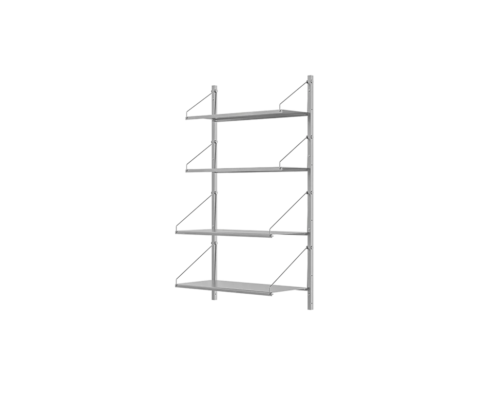 FRAMA - Shelf Library Single Section | Stainless Steel | H108.4 / W60 Frama