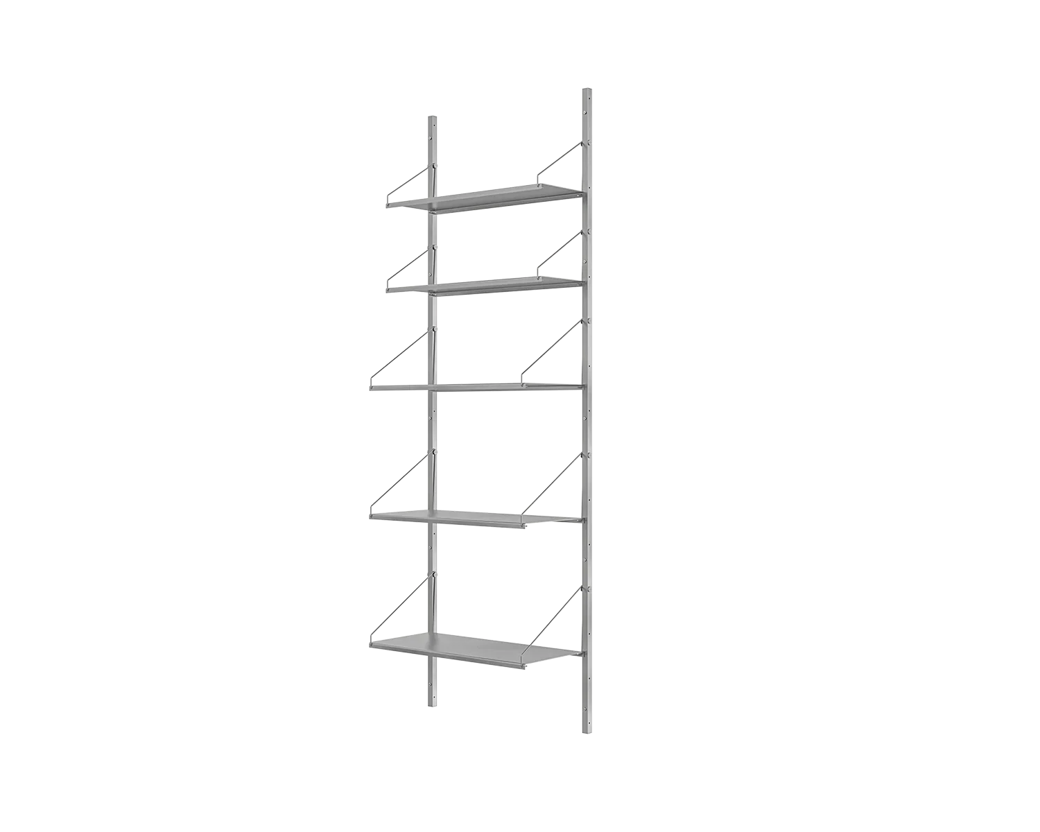 FRAMA - Shelf Library Single Section | Stainless Steel | H185.2 / W60 Frama