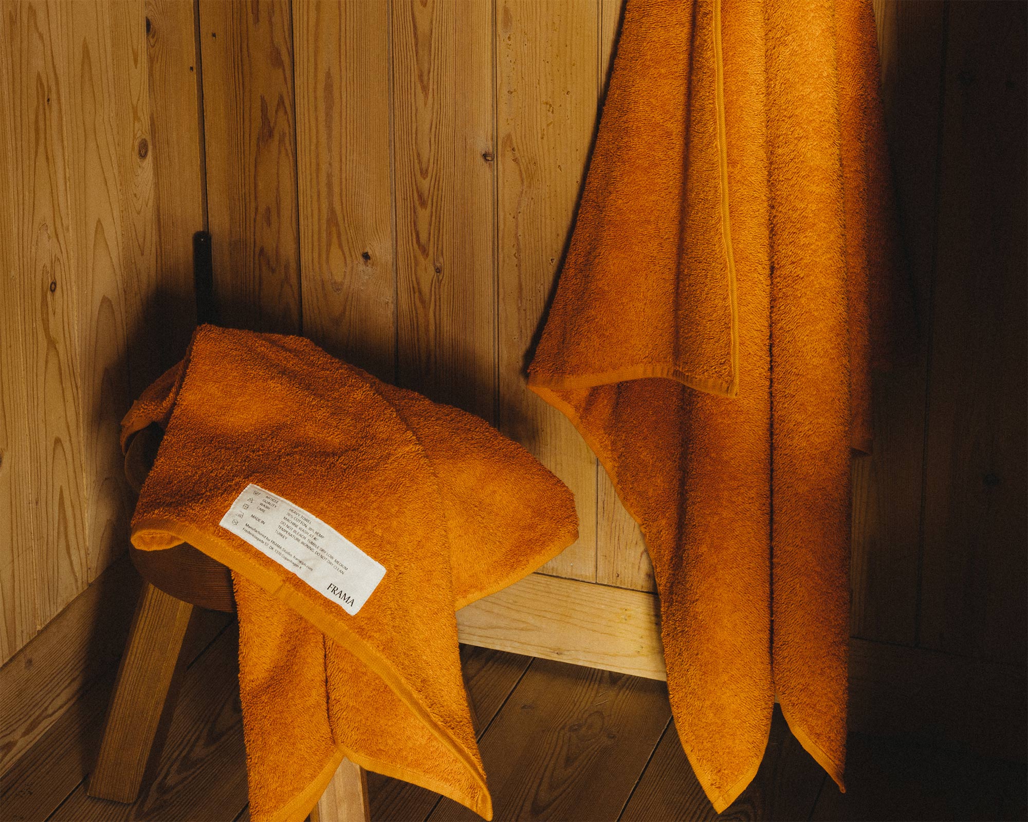 FRAMA - Heavy Towel Set | Burnt Orange Frama