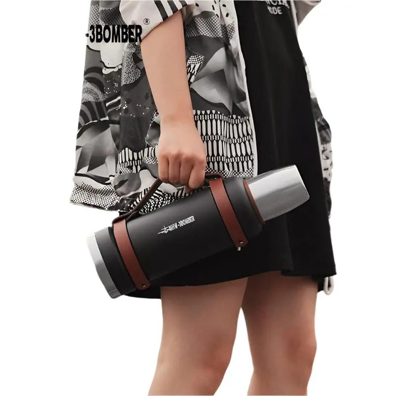 MHW-3BOMBER outdoor thermos flask black 1.2 l MHW-3BOMBER